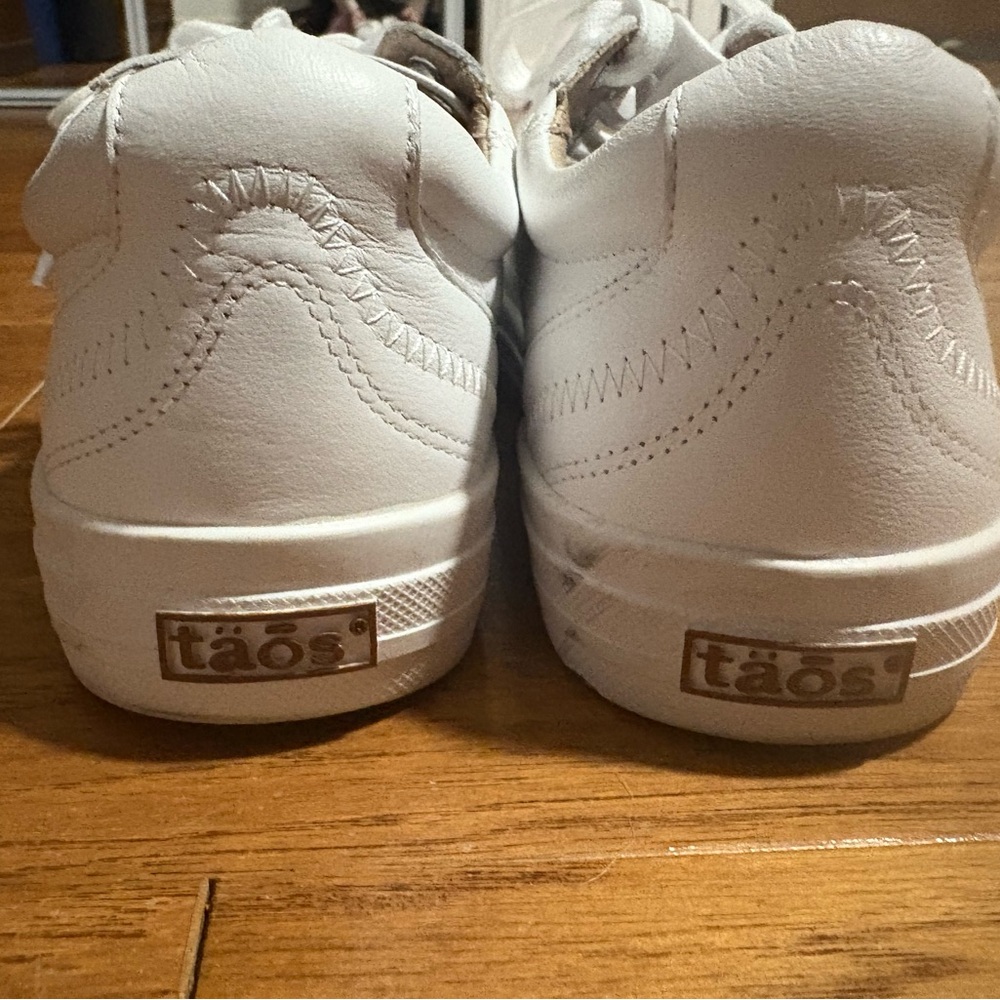 Taos Footwear White Women's Sneakers - Picture 3 of 6